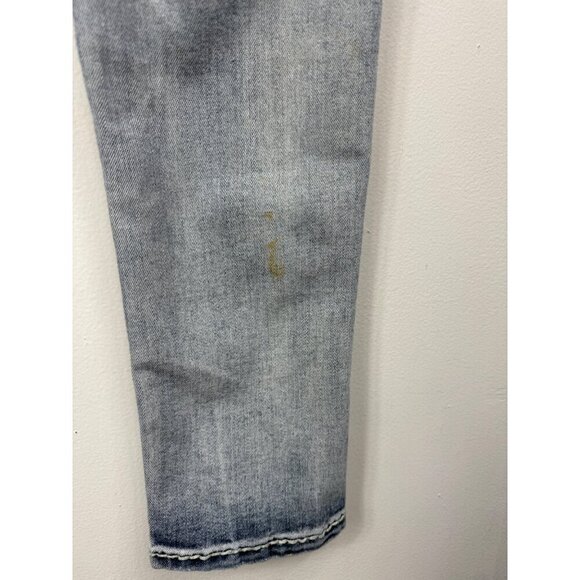 Rock Revival Size 26 Suko Ankle Skinny Light Wash Jeans Embellished - Picture 5 of 12